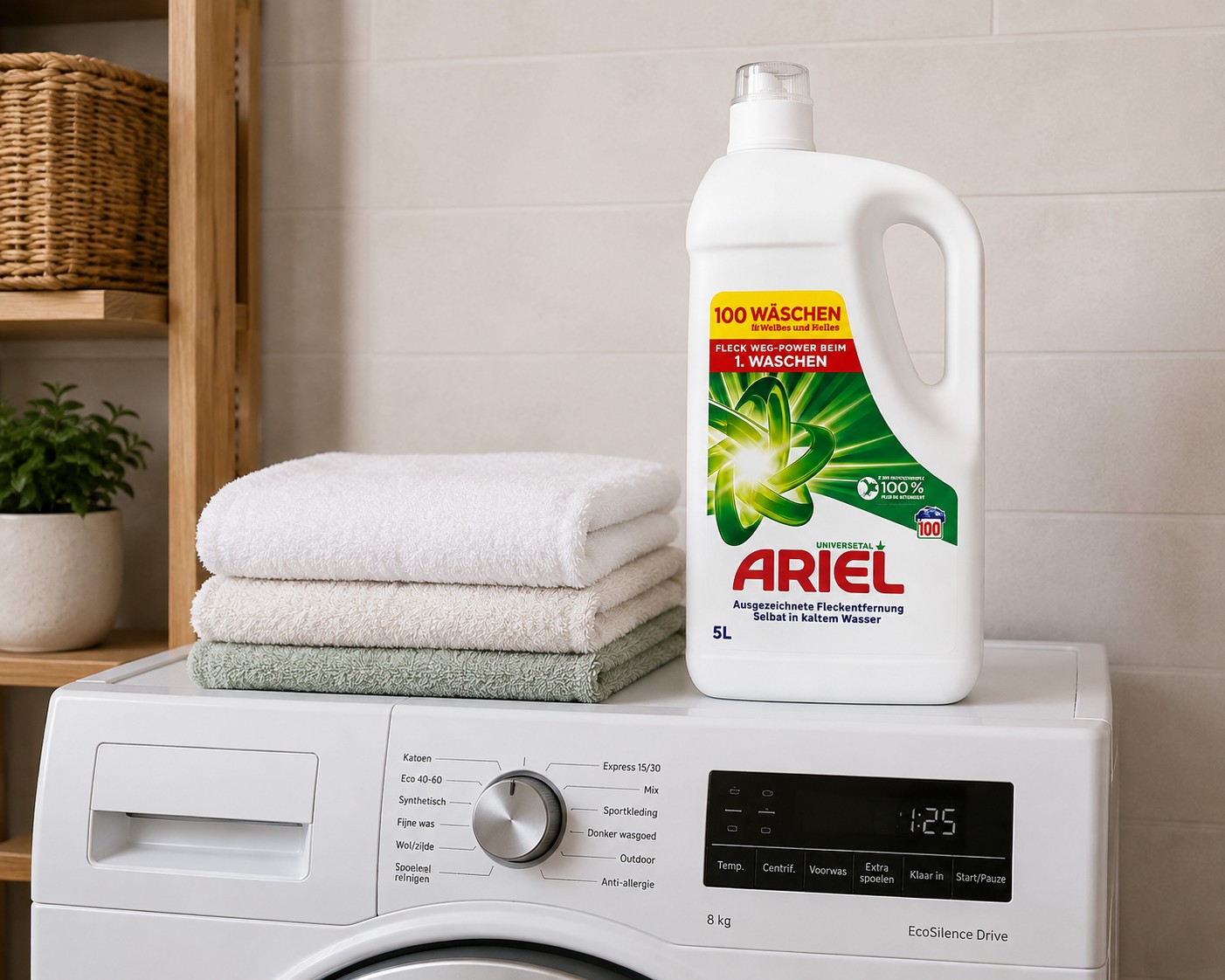 Ariel Universal+ 5 Liter Vloeibaar(100 wasbeurten)